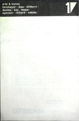 Arte & Textos, benmayor, díaz, dittborn, duclos, kay, leppe, oyarzún, richard, valdés