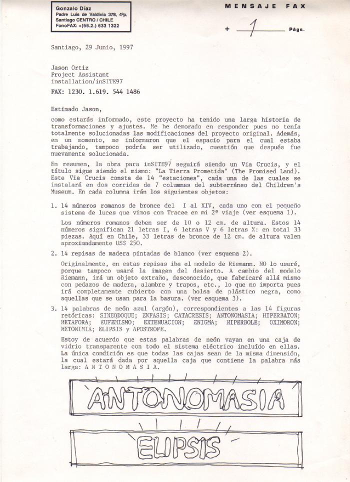 Fax a Jason Ortíz, InSite97