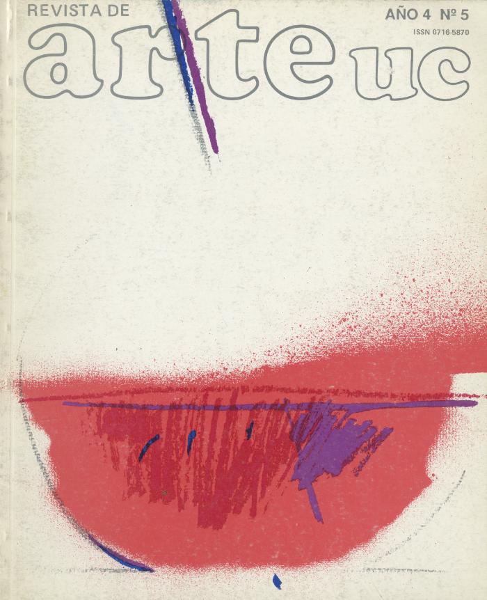 Revista de Arte UC Nº 5, año 4
