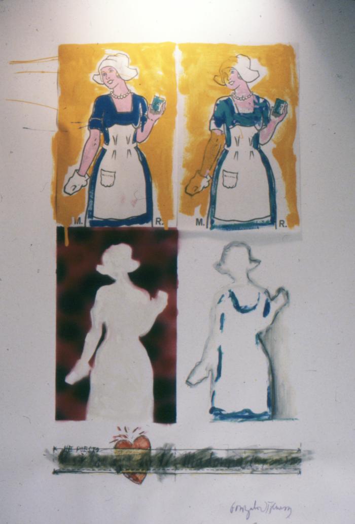 Historia Sentimental de la Pintura Chilena ;Historia Sentimental de la Pintura Chilena, Lámina número ilegible