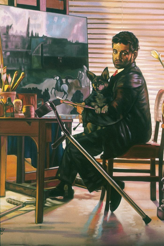 GD-E-0038_Pintura por Encargo en Cartografías del Deseo, detalle