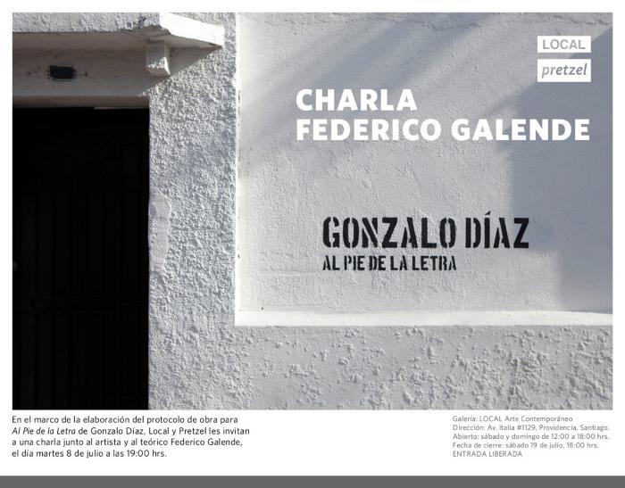 Charla Federico Galende