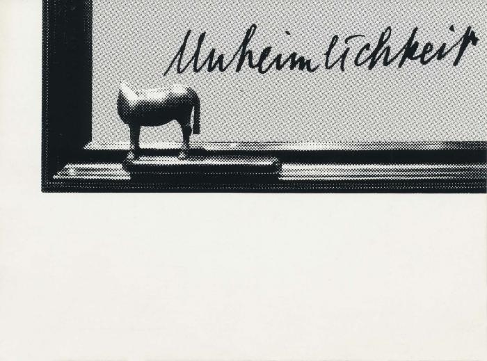 Unheim lichkeir. Banco de Pruebas, 1988. Serigrafía