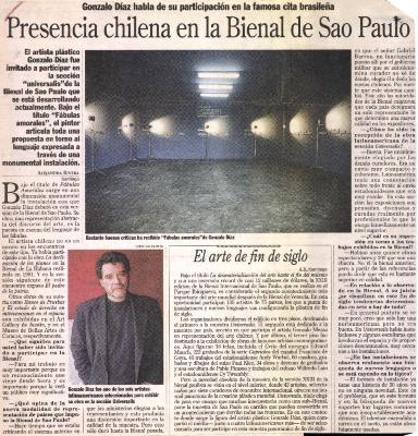 Presencia chilena en la Bienal de Sao Paulo