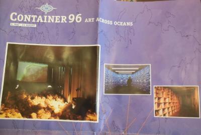 Afiche Container-96. Art across the oceans
