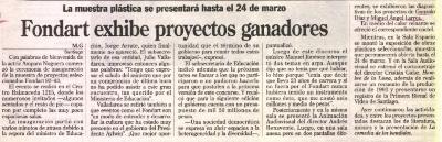Fondart exhibe proyectos ganadores