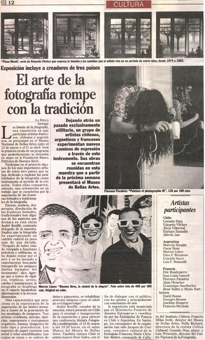 El arte de la fotografía rompe con la tradición