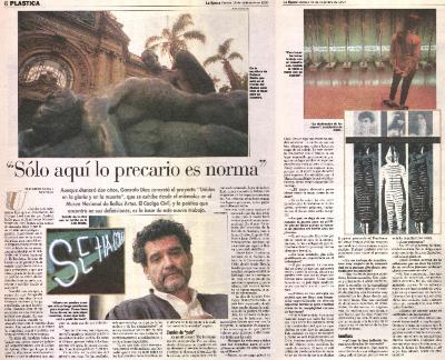 "Solo aquí lo precario es norma"