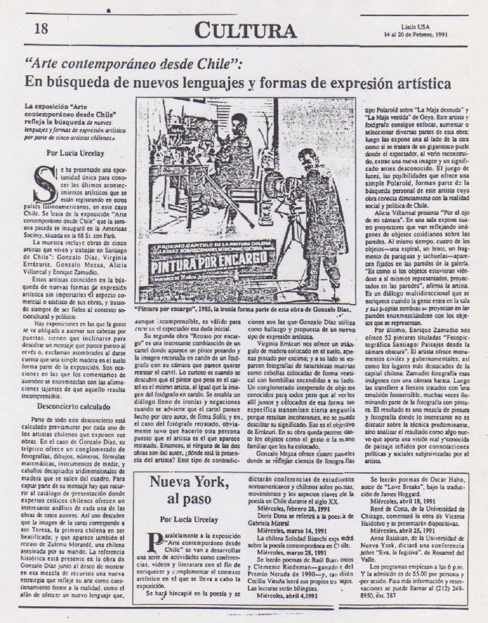 En búsqueda de nuevos lenguajes y formas de expresión artística