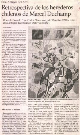 Restrospectiva de los herederos chilenos de Marcel Duchamp