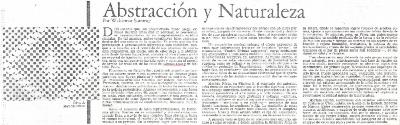 Abstracción y naturaleza