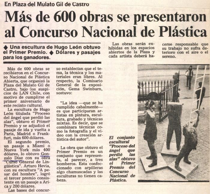 Mas de 600 obras se presentaron al concurso