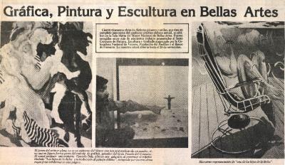 Gráfica, Pintura y Escultura en Bellas Artes