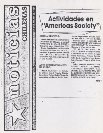 Actividades en Americas Society