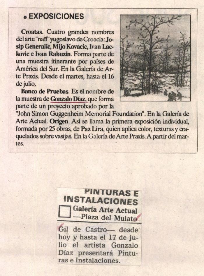 Exposiciones