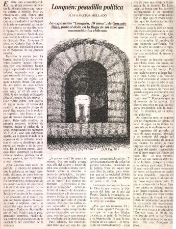 Lonquén: pesadilla política
