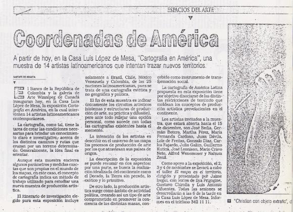 Coordenadas de América