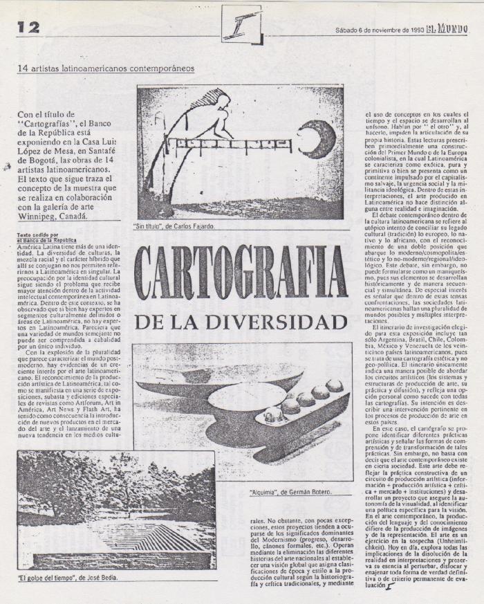 Cartografía de la diversidad