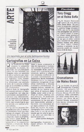 Cartografía en la Caixa