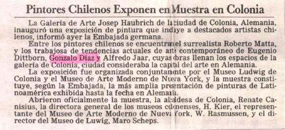 Pintores chilenos exponen en muestra en Colonia