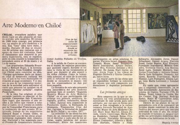 Arte Moderno en Chiloé