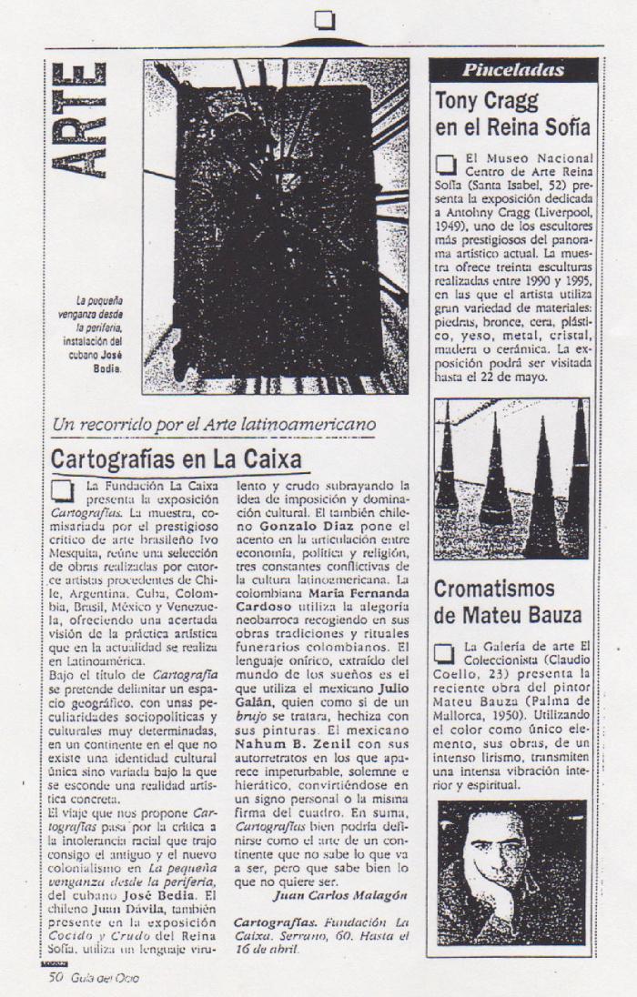 Cartografía en la Caixa
