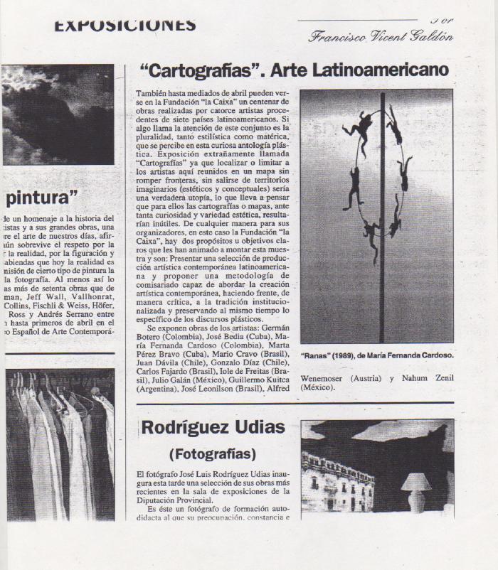 Cartografías. Arte Latinoamericano
