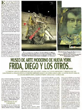 Museo de Arte Moderno de Nueva York: Frida, Diego y los otros…