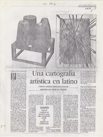 Una cartografía artística en latino