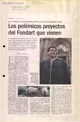 Los polémicos proyectos Fondart que vienen