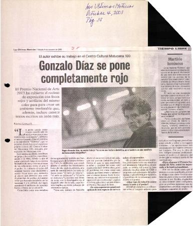 Gonzalo Díaz se pone completamente rojo