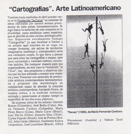Cartografías. Arte Latinoamericano