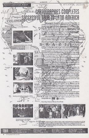 Cartographies completes successful tour to Latin America