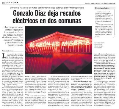 Gonzalo Díaz deja recados eléctricos en dos comunas