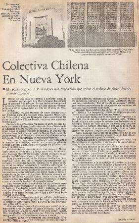 Colectiva Chilena en Nueva York