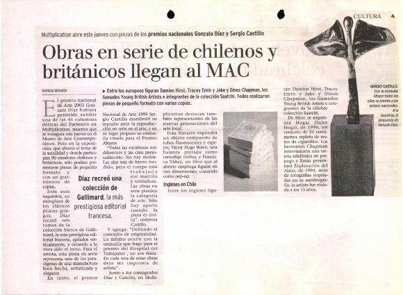 Obras en serie de chilenos y británicos llegan al MAC