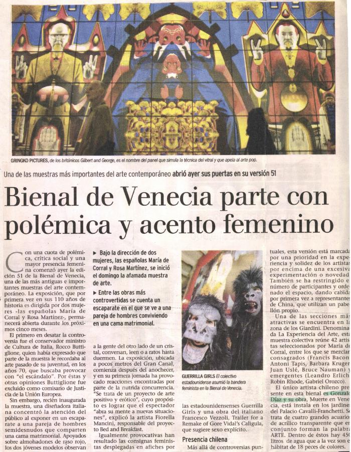 Bienal de Venecia parte con polémica y acento femenino