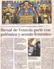 Bienal de Venecia parte con polémica y acento femenino