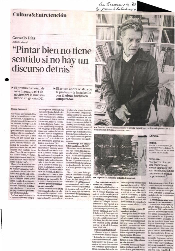 "Pintar bien no tiene sentido si no hay un discurso detrás"