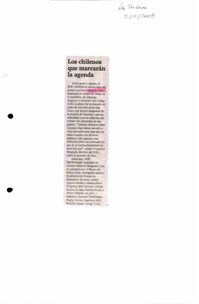 Los chilenos que marcarán la agenda