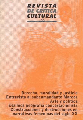Revista de Crítica Cultural Nº 22