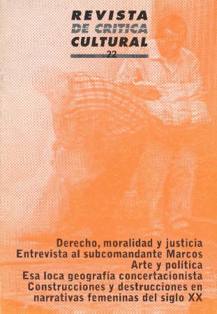 Revista de Crítica Cultural Nº 22