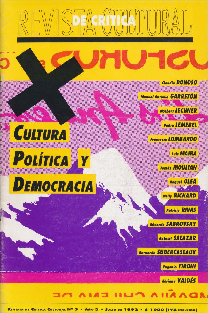 Revista de Crítica Cultural Nº 5