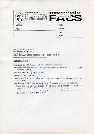 Proyecto de obra y correspondencia La Botella de Klein