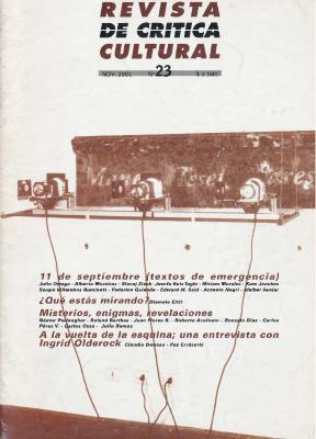 Revista de Crítica Cultural N° 23