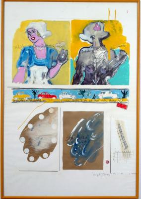 Historia Sentimental de la Pintura Chilena, Lámina 7;Historia Sentimental de la Pintura Chilena 
